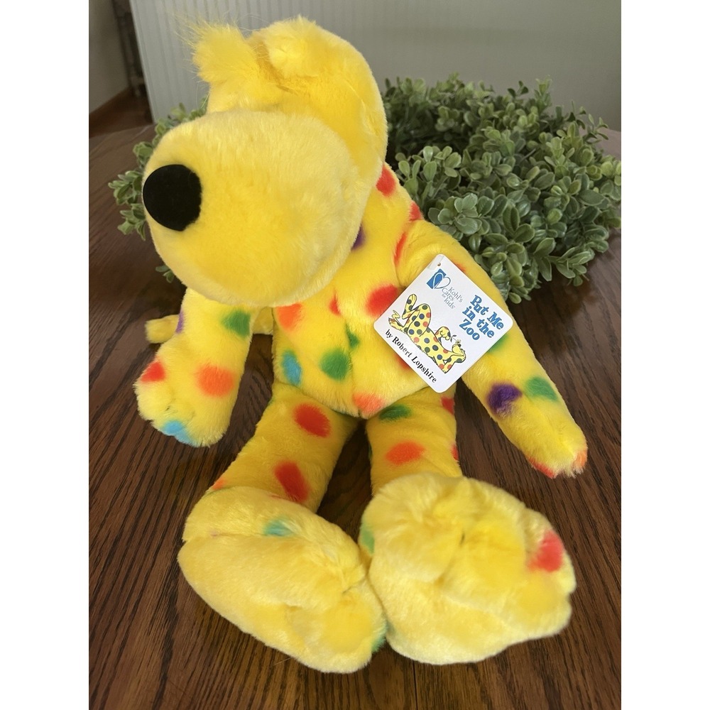 Put Me in the Zoo Spotted Yellow Dog 15" Plush Kohl's Cares for Kids Stuffed NEW